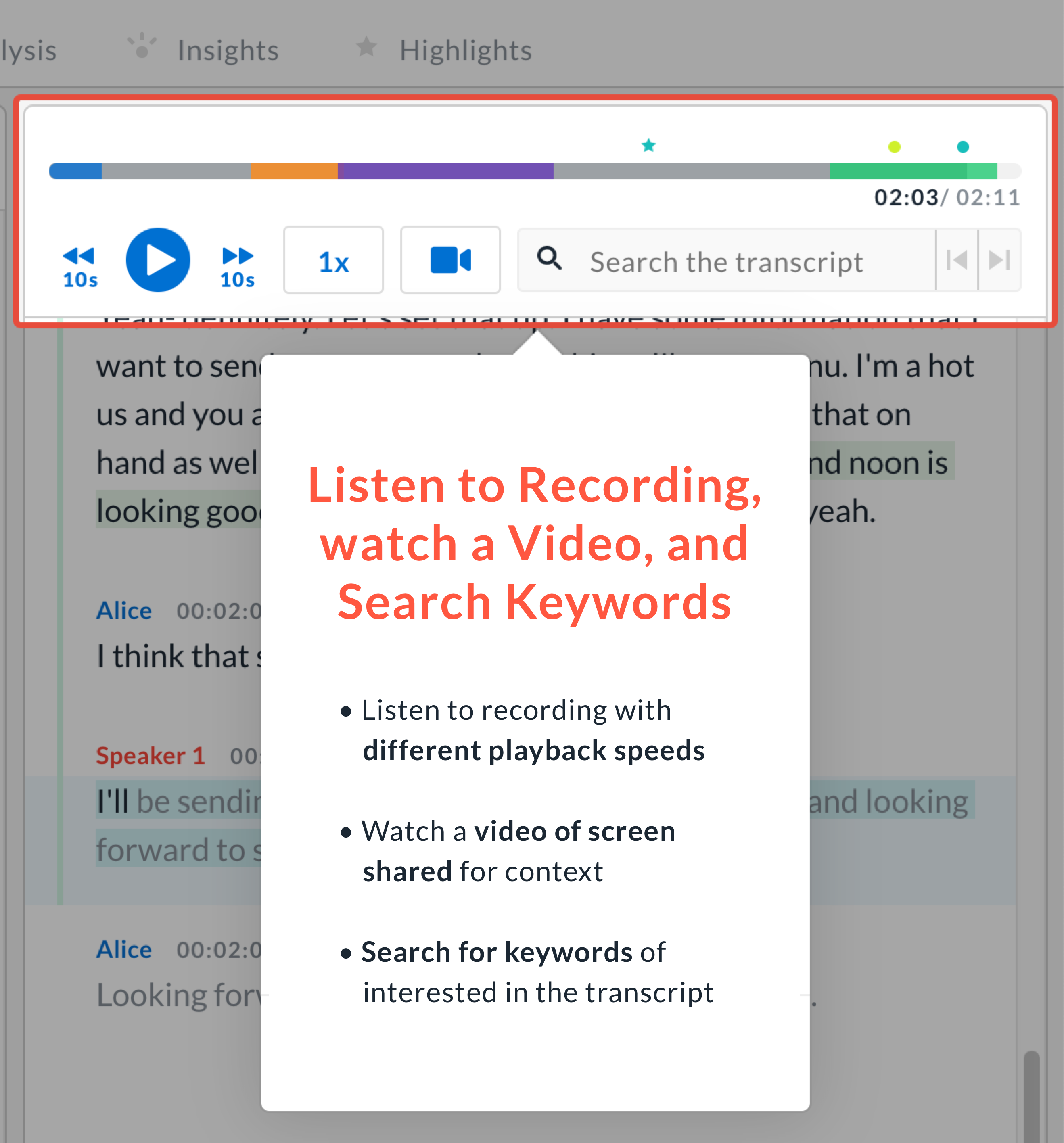 Listent to call recording