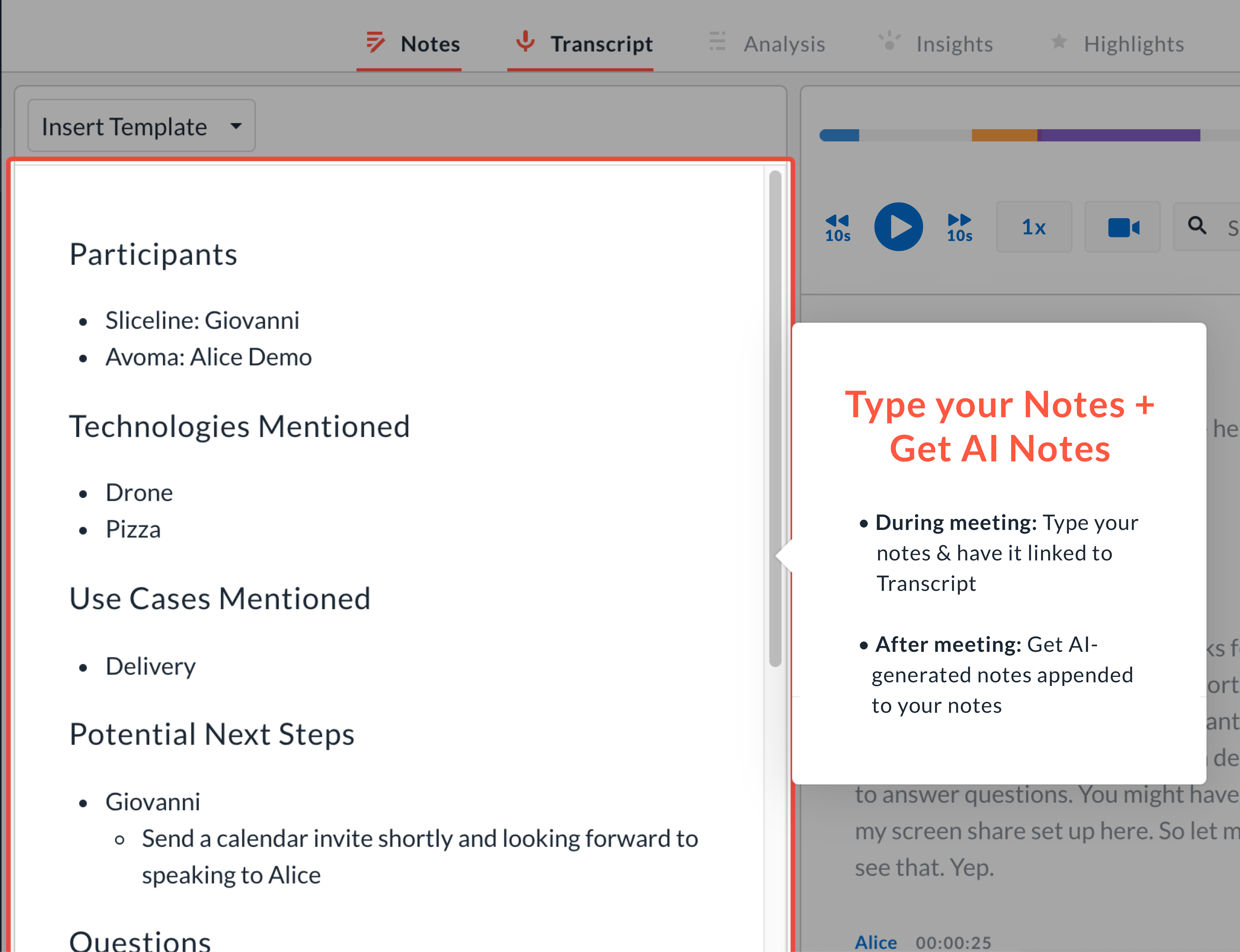 AI generated Notes