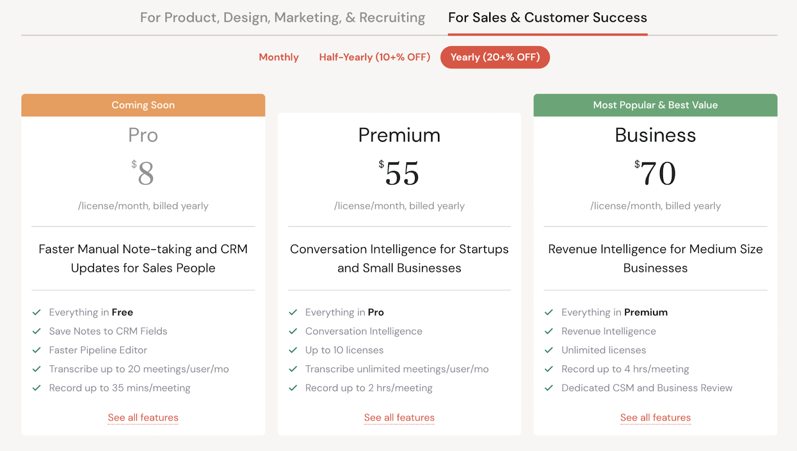 saas pricing