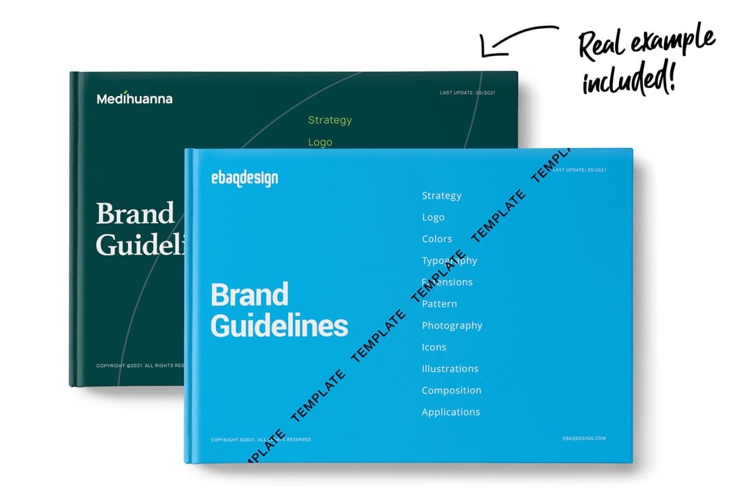 The Brand Guidelines Kit from EbaqDesign