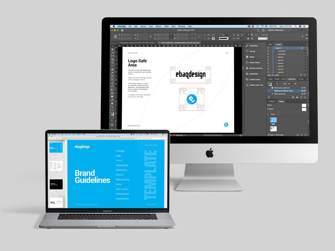 The Brand Guidelines Kit from EbaqDesign