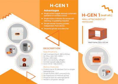 Brochure for halogenerator product.