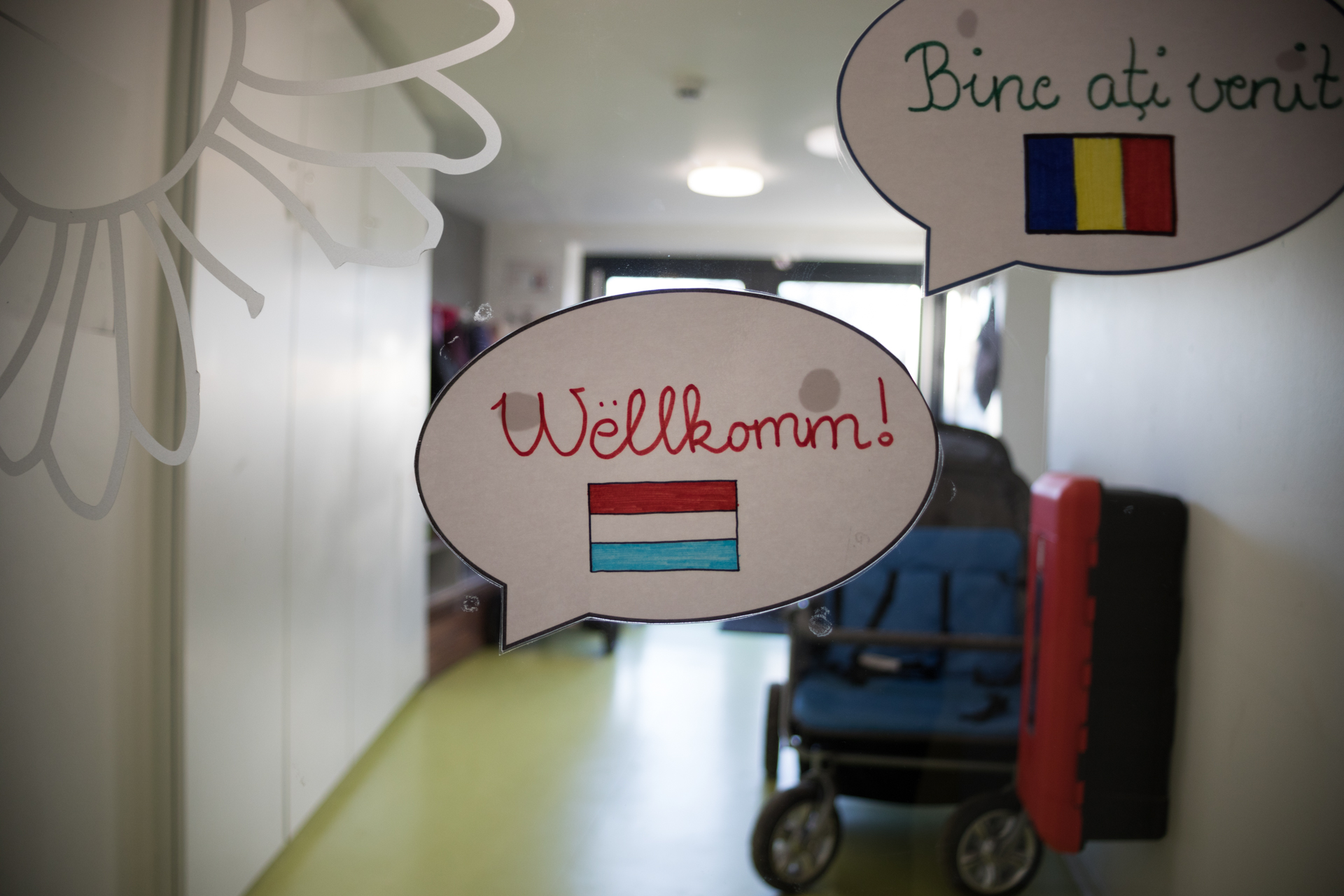 sunflower montessori crèche Luxembourg plurilinguism multilinguism language board luxembourgish luxebourgeois