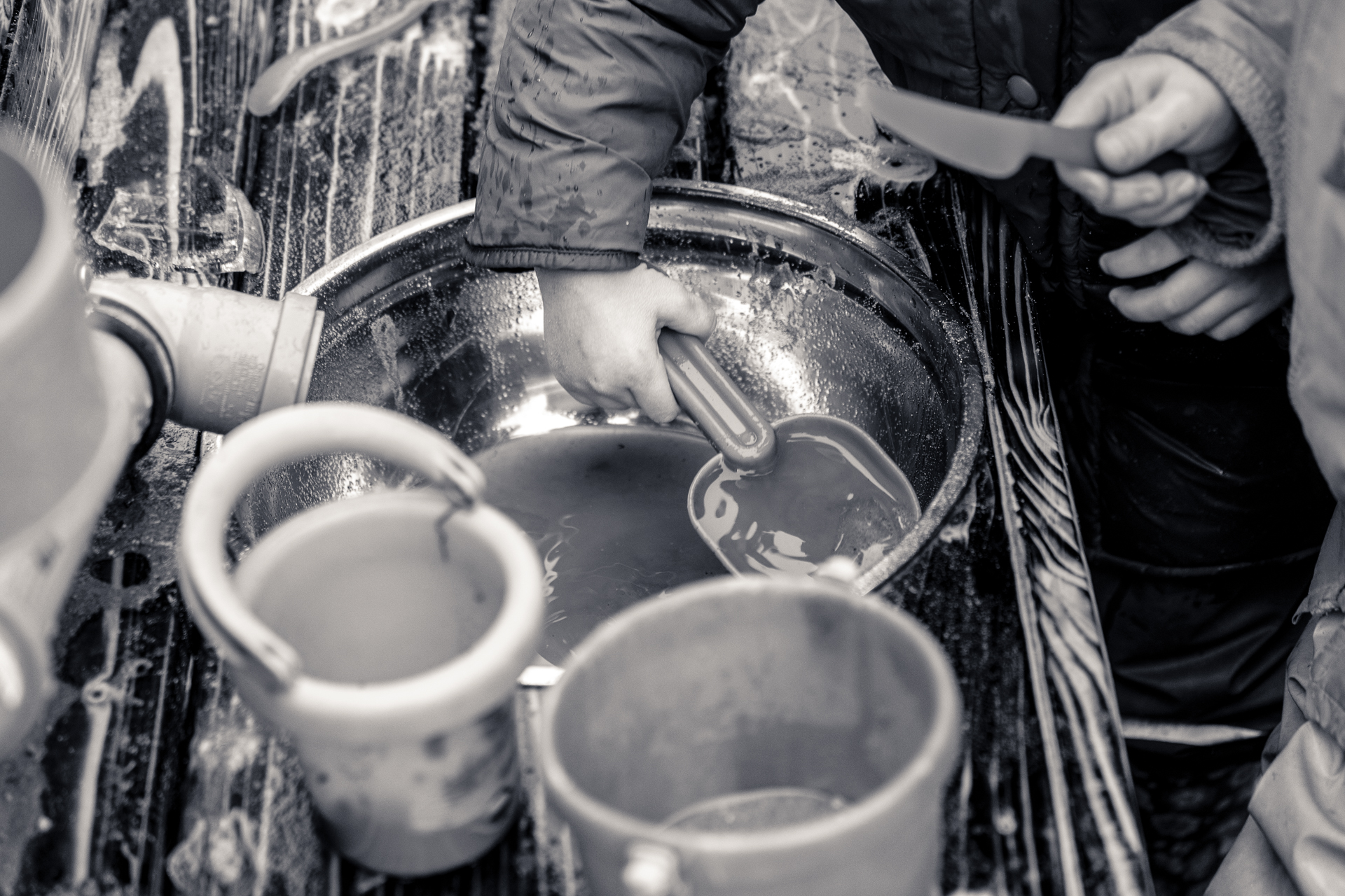 sunflower montessori mud kitchen outdoor play water mudd