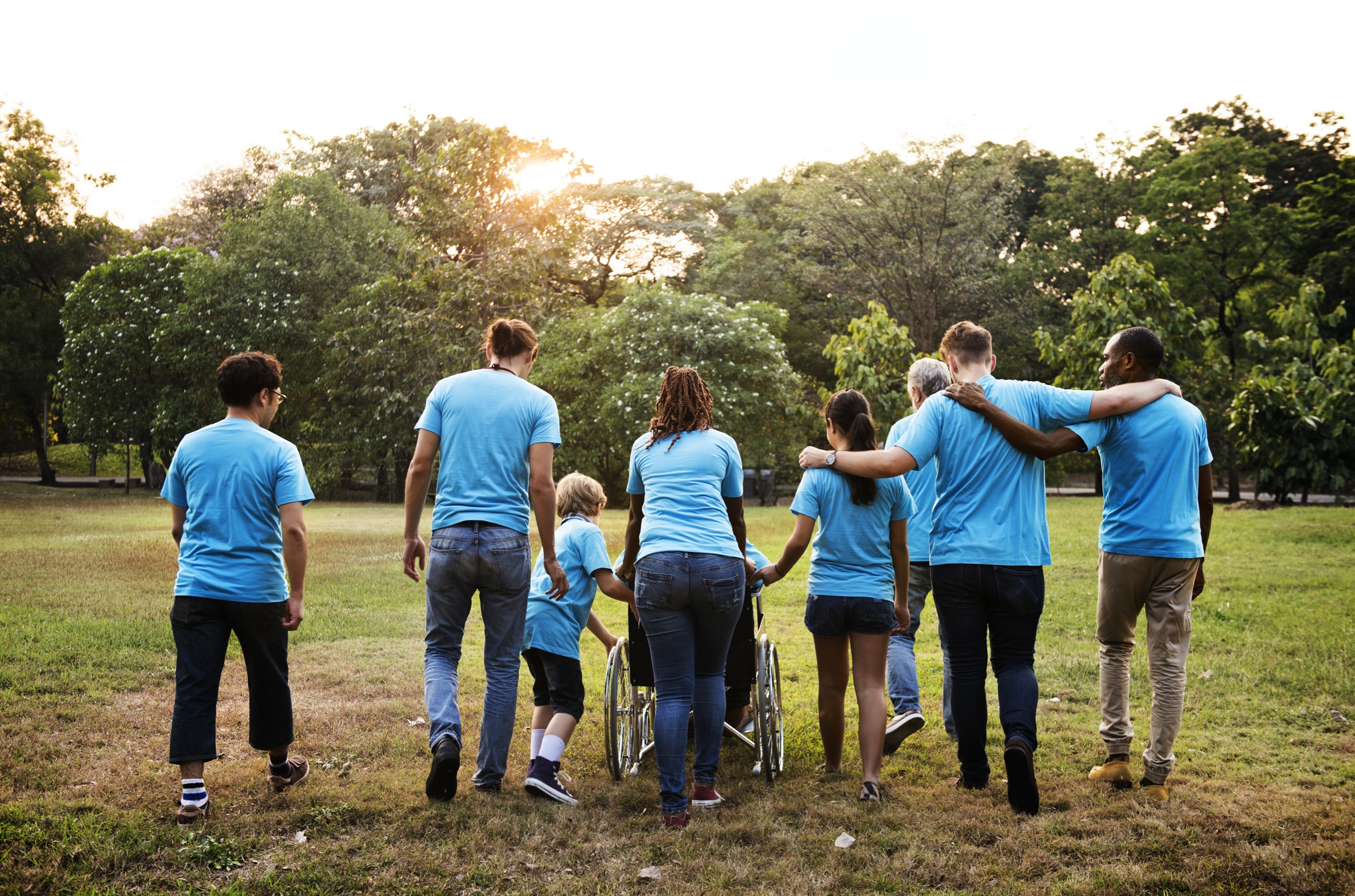 People giving back to their community