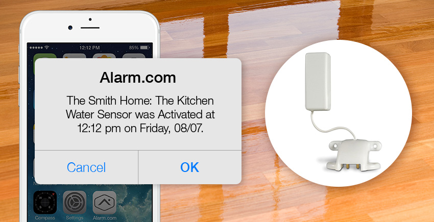 Smart Home Automation Water Alarm Sensor