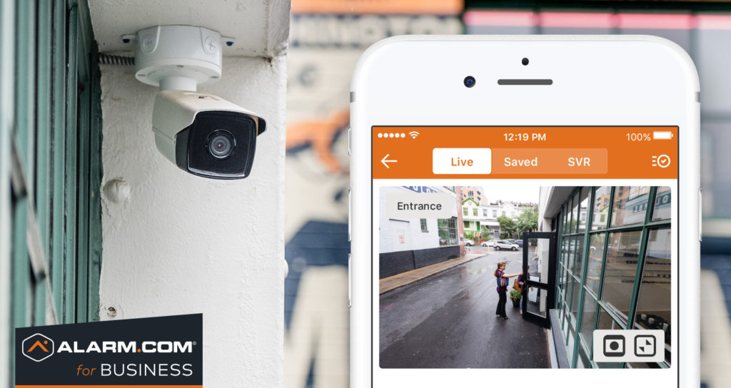 Outdoor camera for business