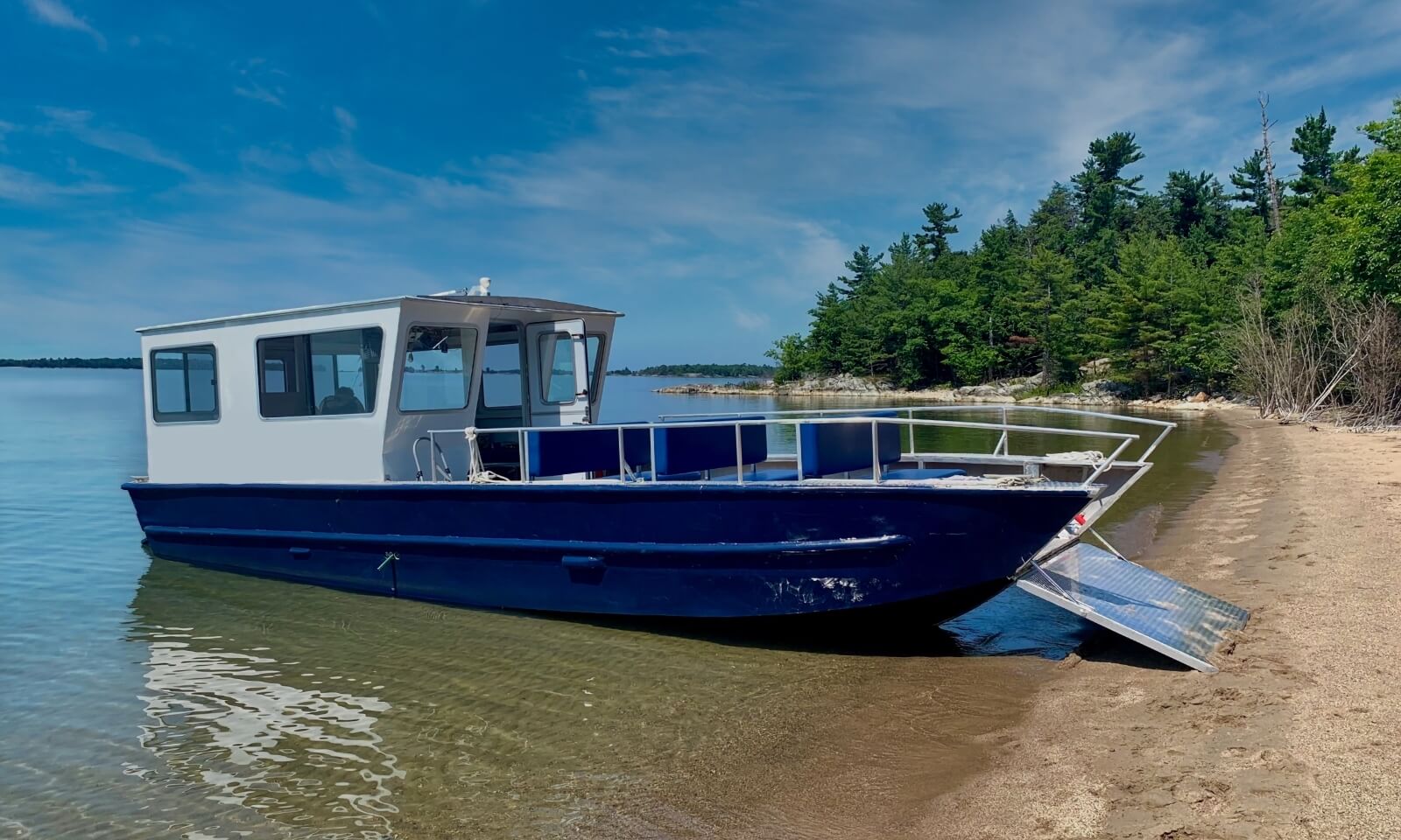 Le Petit OisEau at the Benjamin Islands off Manitoulin Island.