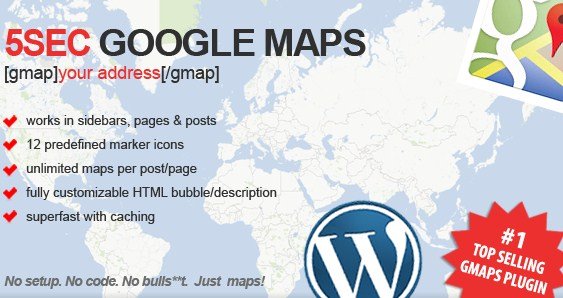 5sec Google Maps Wordpress Plugin 5sec Google Maps Wordpress Plugin