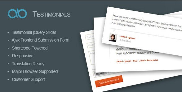 AB Testimonial WordPress Plugin AB Testimonial WordPress Plugin