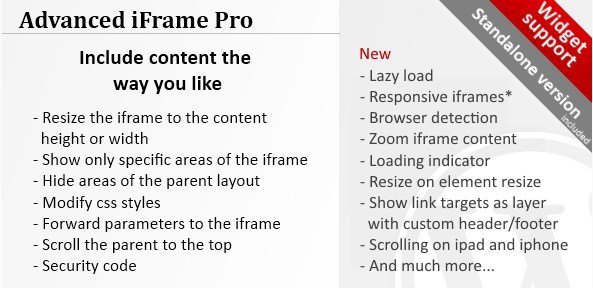 Advanced iFrame Pro Advanced iFrame Pro