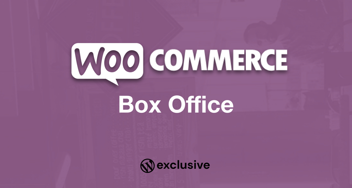 WooCommerce Box Office WooCommerce Box Office