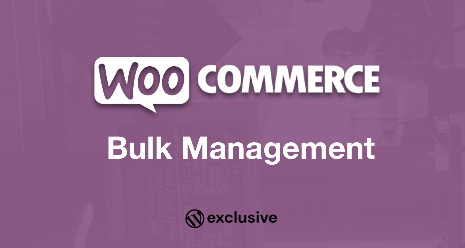 WooCommerce Bulk Stock Management WooCommerce Bulk Stock Management