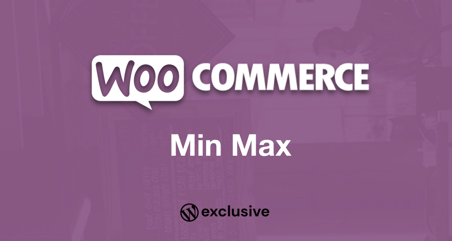 WooCommerce Min Max Quantities WooCommerce Min Max Quantities
