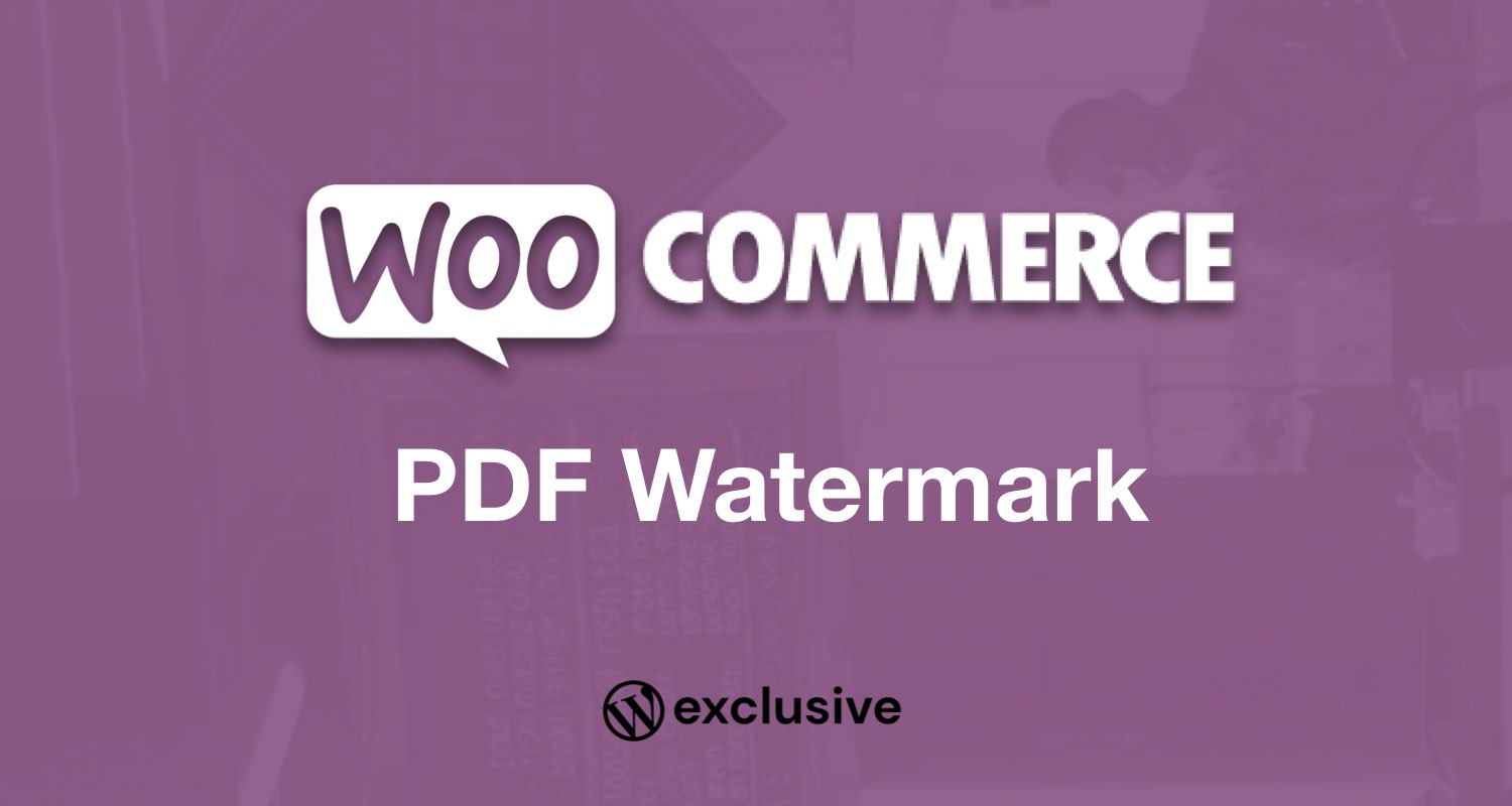 WooCommerce PDF Watermark