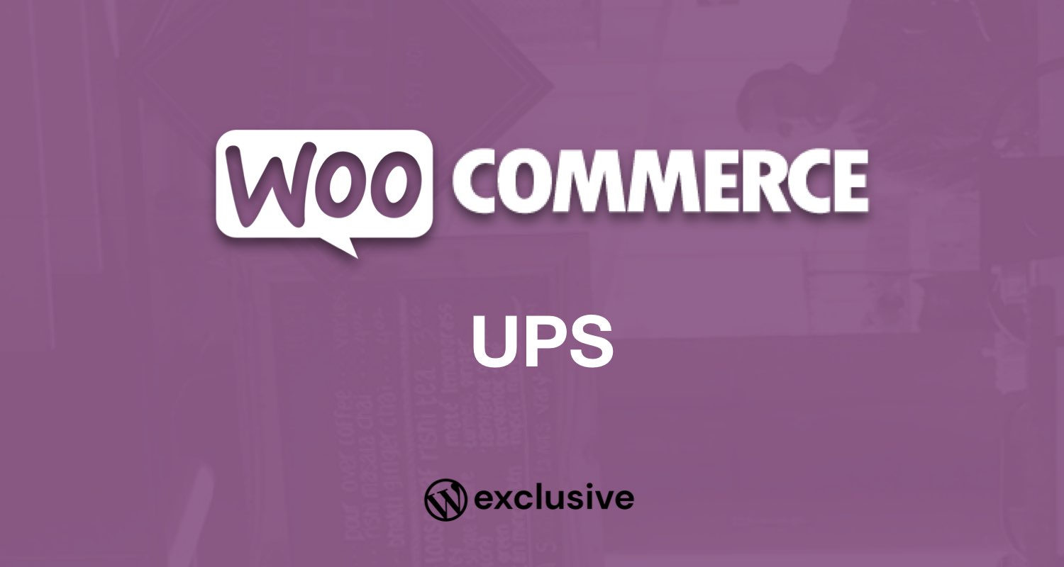 WooCommerce UPS Shipping Method