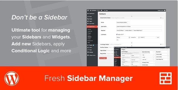 Custom Sidebar Manager Custom Sidebar Manager