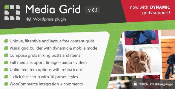 Media Grid Wordpress Responsive Portfolio Plugin