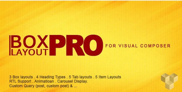 Pro Box Layout for Visual Composer Pro Box Layout for Visual Composer
