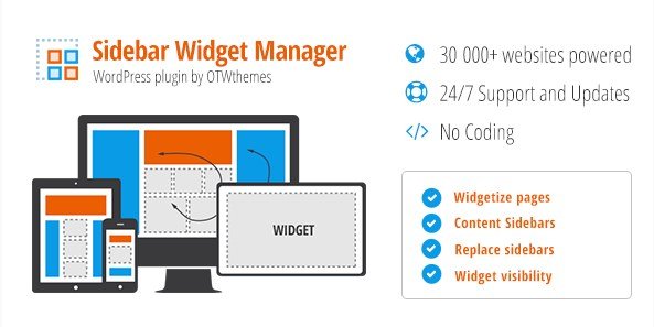 Sidebar & Widget Manager for WordPress Sidebar & Widget Manager for WordPress