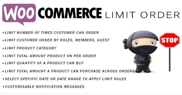 Woocommerce Limit Order Woocommerce Limit Order