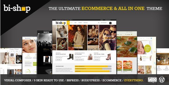 Bi-Shop All In One – Ecommerce & Corporate Theme