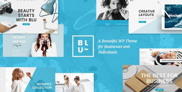 Blu – A Beautiful Theme for Businesses and Individuals