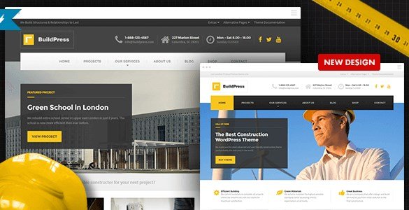 BuildPress – Construction Business WP Theme Features