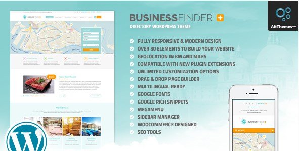 Business Finder – Directory Listing WordPress Theme Business Finder – Directory Listing WordPress Theme