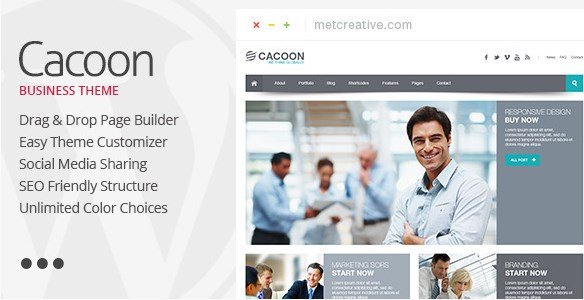 Cacoon – Responsive Business WordPress Theme