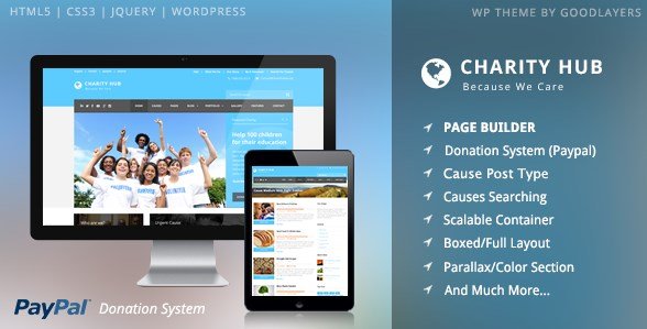 Charity Hub – Charity Nonprofit Fundraising WP Charity Hub – Charity Nonprofit Fundraising WP