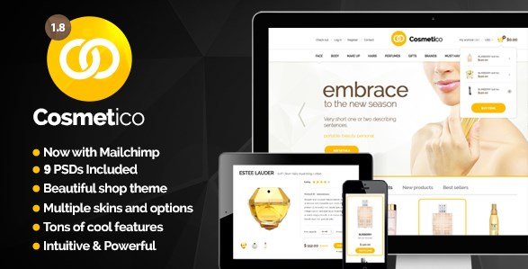 Cosmetico – Responsive eCommerce WordPress Theme