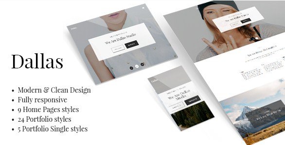 Dallas – Minimal Portfolio & Business Theme