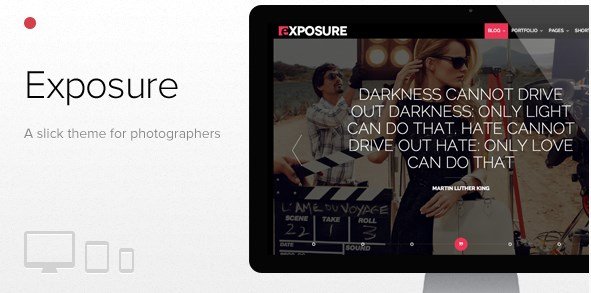 Exposure – Fullscreen Responsive Photography Theme