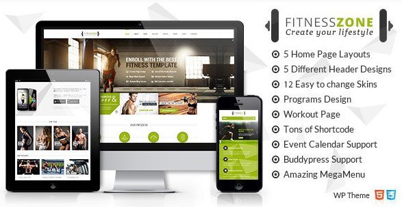Fitness Zone – Gym & Fitness Theme Fitness Zone – Gym & Fitness Theme