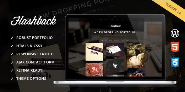 Flashback – A Jaw Dropping Portfolio WP Theme