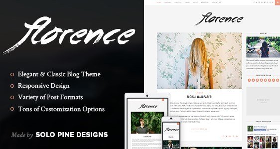 Florence – A Responsive WordPress Blog Theme