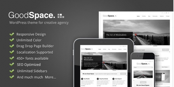 Good Space – Responsive Minimal WP Theme