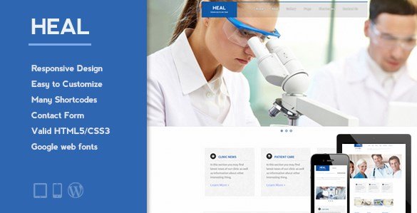 HEAL – Responsive Medical WordPress Theme