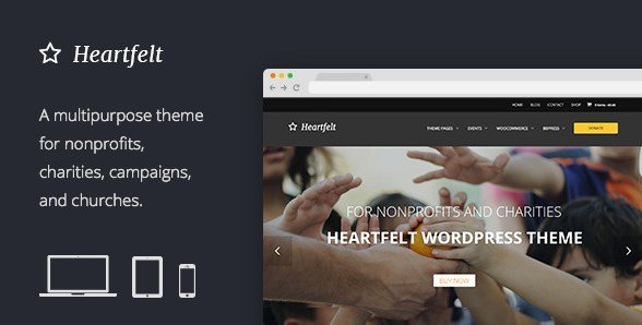 Heartfelt – Humanitarian Responsive WordPress Theme