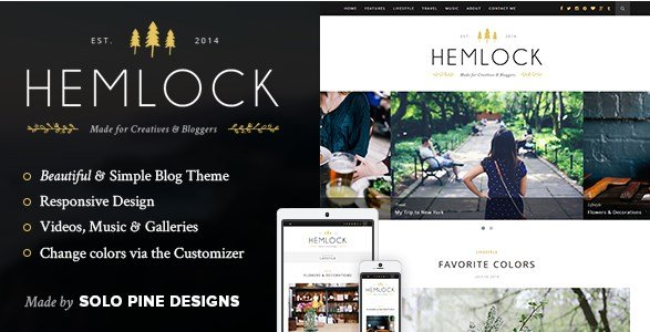 Hemlock – A Responsive WordPress Blog Theme Hemlock – A Responsive WordPress Blog Theme