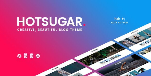 HotSugar – Responsive WordPress Blog Theme