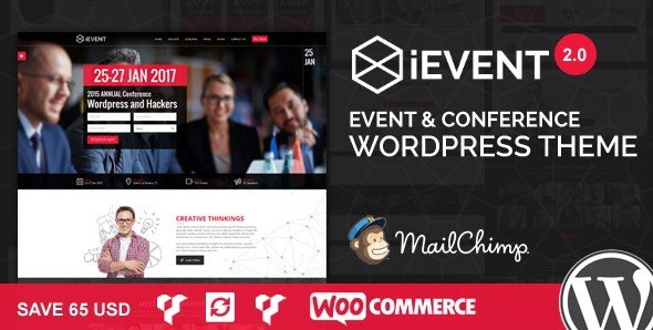 iEvent – Event & Conference WordPress Theme