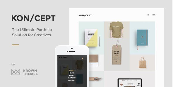 KON/CEPT - A Portfolio Theme for Creative People