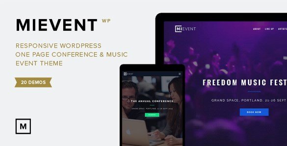 MiEvent - Responsive Event & Music WordPress Theme