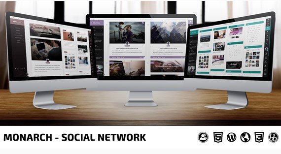 Monarch - Innovative WordPress Community Theme