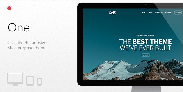 OneUp - One Page Parallax Retina WordPress Theme