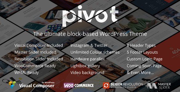 Pivot - Responsive Multipurpose WordPress Theme Pivot - Responsive Multipurpose WordPress Theme