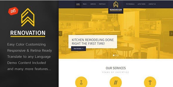Renovation - Construction Company Theme D Renovation - Construction Company Theme D