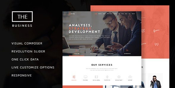 The Business - Powerful One Page Biz Theme